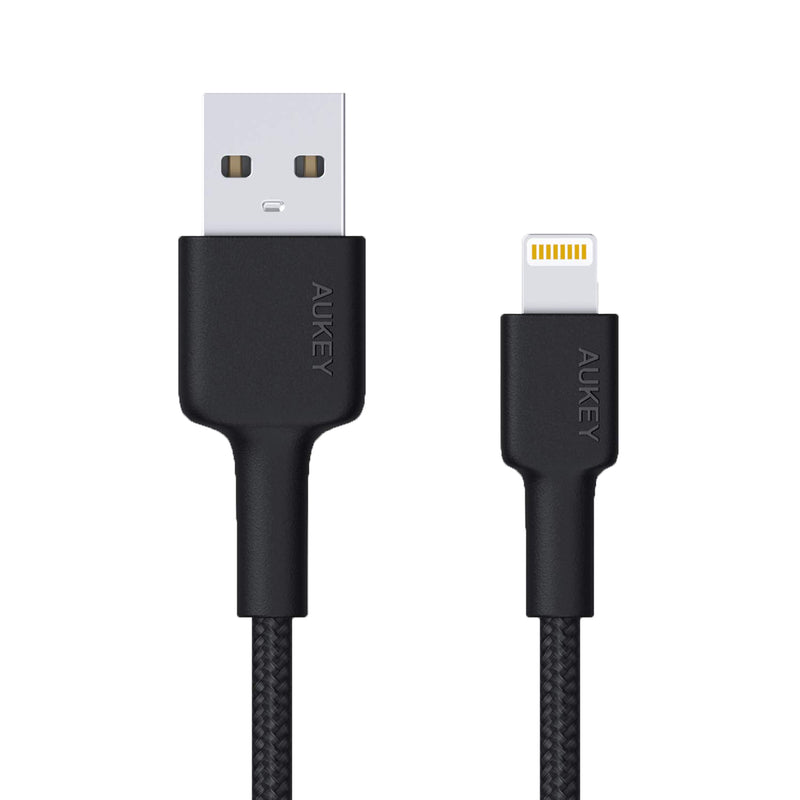 AUKEY USB-A to Lightning Cable Mfi Certified Nylon Braided